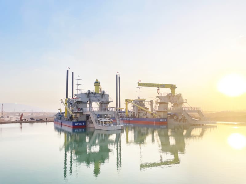 JLCSD750 Büyük Kesici Başlıklı Emme Tarama Gemisi, Deniz, Nehir, Göl Tarama ve Madencilik için 8000 m3/saat kapasiteli.