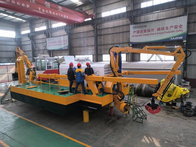 Amfibik Çok Fonksiyonlu Tarama Gemisi (900 m³/saat) Emme Pompası/Kova ile birlikte