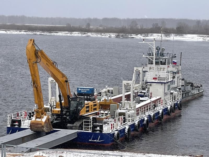 Ekskavatör Operasyonları için Özel Tasarımlı Kazıcı Kepçe Çalışma Platformu