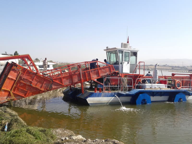 Otomatik Su Temizleme Gemisi/Su Bitkisi Hasat Makinesi/Çöp Toplayıcı Tekne