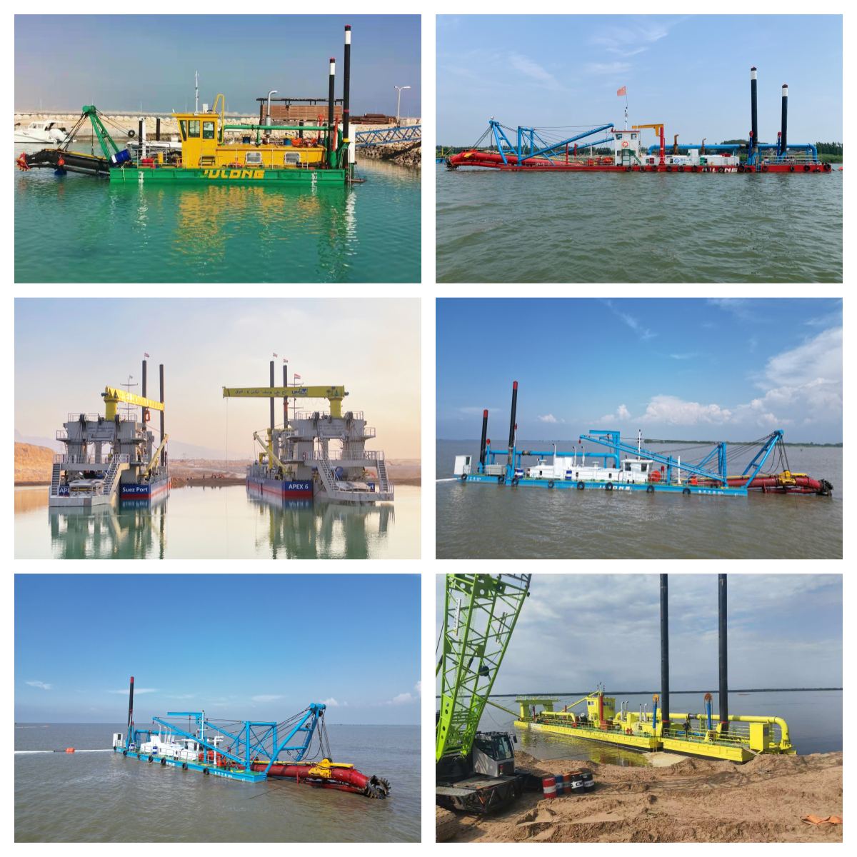 JLCSD250 Efficient Sand Suction Dredger 800 m3/h River Dredger for Mining Dredging